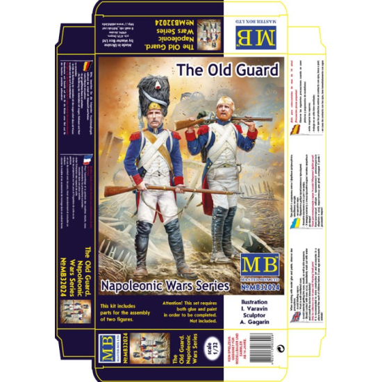 Master Box 32024 1/32 Napoleonic Wars Era The Old Guard Plastic Model Kit