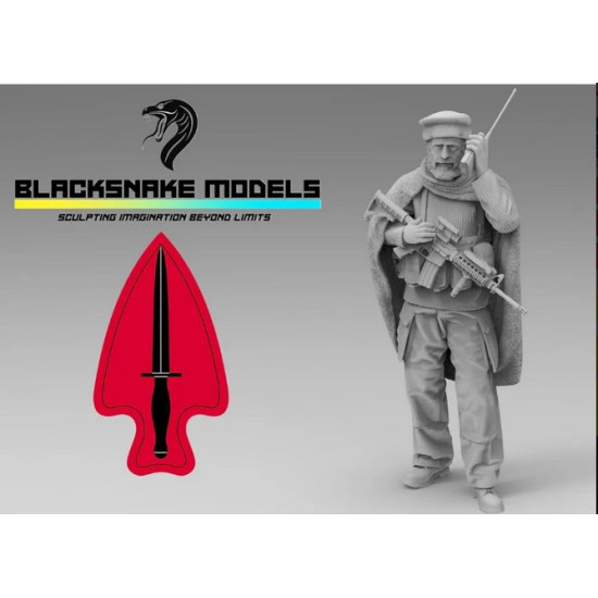 Black Snake Delta-01-16 1/16 Delta Force Operator Resin Figure Kit