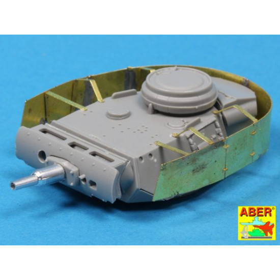 Turret skirts for PzKpfw.III 1/72 Aber 72-A10