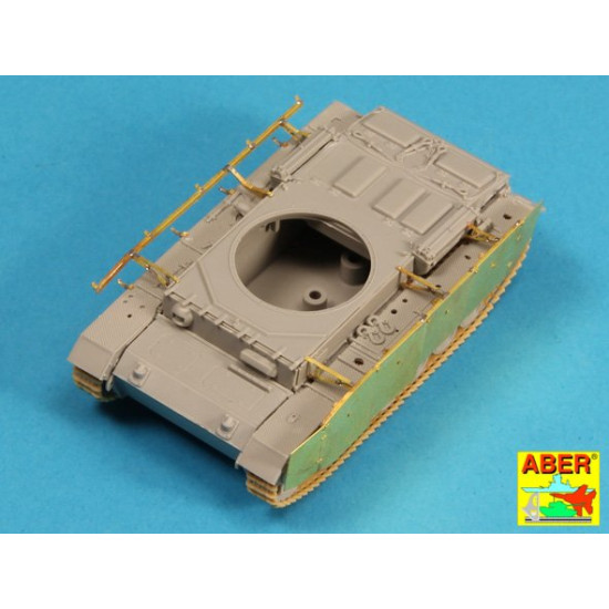 Side skirts for PzKpfw.III, for Dragon 1/72 Aber 72-A09