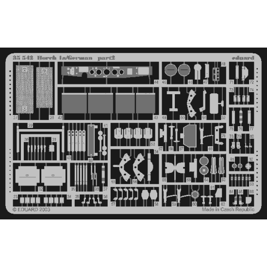 Photoetched set Horch 1a, for Tamiya kit 1/35 Eduard 35542