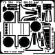 Photoetched set Fiat Br 20, for Italeri kit 1/72 Eduard 72214