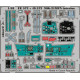 Photoetched set MiG-21MFN interior (self adhesive), for Eduard kit 1/48 Eduard 49572
