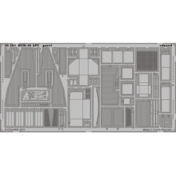 Photoetched set BTR-40 APC, for Trumpeter kit 1/35 Eduard 36201