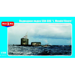 U.S. nuclear-powered submarine SSN-686 Mendel Rivers 1/350 Micro-Mir 350-015