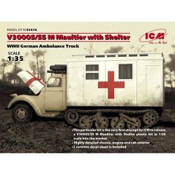 V3000S/SS M Maultier with shelter, German ambulance truck 1/35 ICM 35414