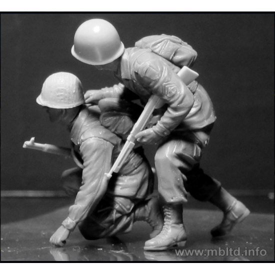 Us Stock Us And German Paratroopers, The South Of Europe 1/35 Master Box 35157 Us Stock Us And German Paratroopers, The South Of Europe 1/35 Master Box 35157