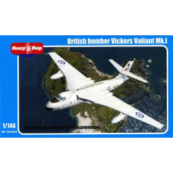 British bomber Vickers Valiant Mk.I 1/144 Micro-Mir 144-003