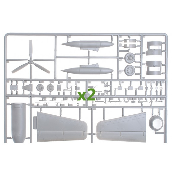 Plastic Model Airplane Building Kit Fairchild HC-123B Provider 1/72 Air Roden 062