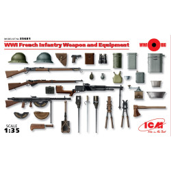 WWI French infantry weapon and equipment 1/35 ICM 35681