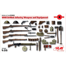 WWI British infantry weapon and equipment 1/35 ICM 35683