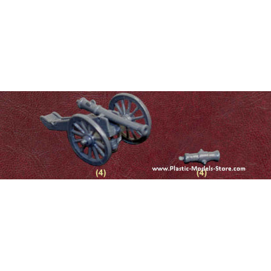 Austrian Artillery with guns 1859 1/72 Waterloo 1815 AP018