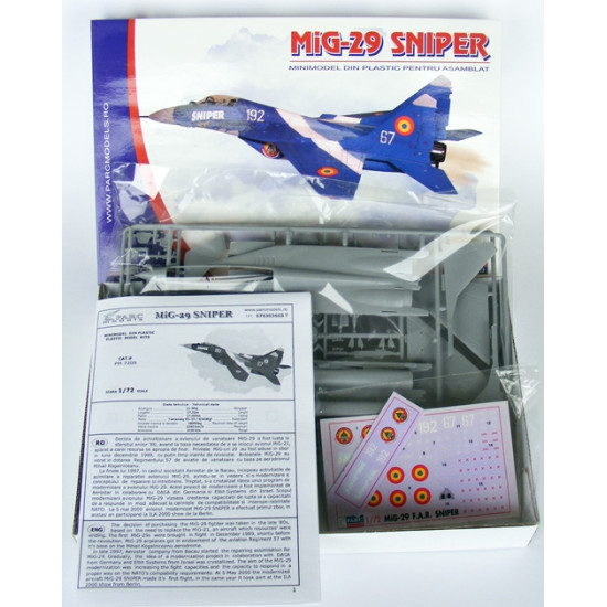 MiG-29 SNIPER 1/72 PARC MODELS  PARC7209