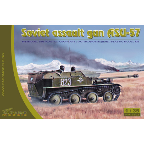 Soviet assault gun ASU-57 1/35 PARC MODELS 3502