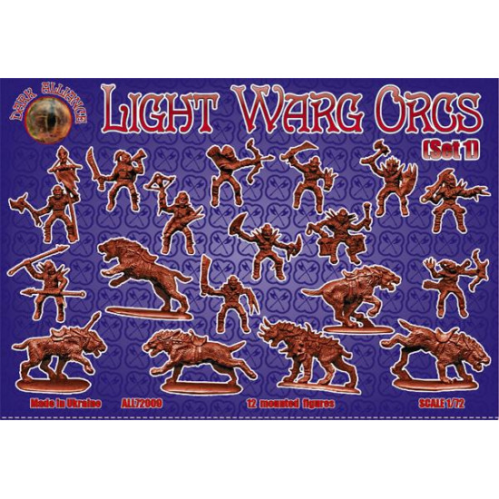  Light Warg Orcs 1/72 ALLIANCE 72009