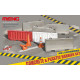 Set of concrete and plastic road barriers 1/35 MENG 012
