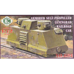 Armored Self-Propelled Railroad Car Leningrad 1/72 UMmt UM 604