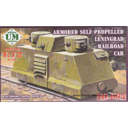 Armored Self-Propelled Railroad Car Leningrad 1/72 UMmt UM 604