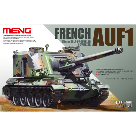 French 155 mm self-propelled howitzer AUF1 1/35 MENG 004
