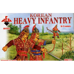 Korean heavy infantry, XVI-XVII century A.D. 1/72 RED BOX 72014