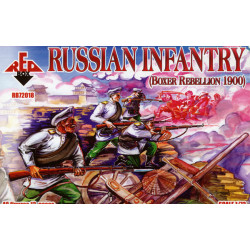 Russian Infantry, Boxer Rebellion 1900 48 FIGURES IN 12 POSES 1/72 RED BOX 72018