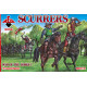 War of the Roses 7. Scurrers 12 FIGURES 1/72 RED BOX 72046