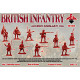 Jacobite Rebellion. British Infantry 1745 43 FIGURES IN 10 POSES 1/72 RED BOX 72049