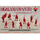 Jacobite Rebellion. Highland Infantry 1745 43 FIGURES IN 10 POSES 1/72 RED BOX 72050