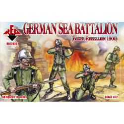 German Sea Battalion 1900 48 FIGURES IN 12 POSES 1/72 RED BOX 72023