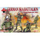 German Sea Battalion 1900 48 FIGURES IN 12 POSES 1/72 RED BOX 72023