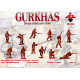 Ghurkas 1900 48 FIGURES IN 12 POSES 1/72 RED BOX 72034