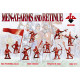War of the Roses 1. Men-at-Arms and Retinue 40 FIGURES IN 10 POSES 1/72 RED BOX 72040