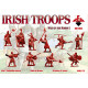 War of the Roses 5. Irish troops 40 FIGURES IN 10 POSES 1/72 RED BOX 72044