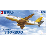 BPK 7206 - 1/72 - Aircraft Boeing 737-200 Lufthansa Plastic Model Kit