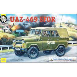 UAZ-469 SFOR/KFOR Soviet army car 1/35 Military Wheels 3507