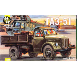 Gaz-51 Soviet truck WWII 1/72 Military Wheels 7208