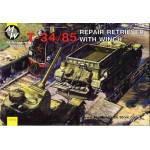 T-34-85 Turretless Soviet repair retriever with winch 1/72 Military Wheels 7212