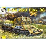 T-34 Soviet medium tank with ZSU Flak 38 gun 1/72 Military Wheels 7213