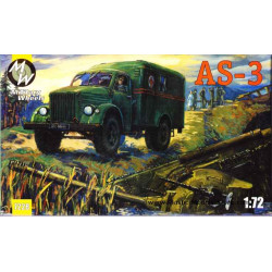 AS-3 Soviet Army ambulance vehicle 1/72 Military Wheels 7228