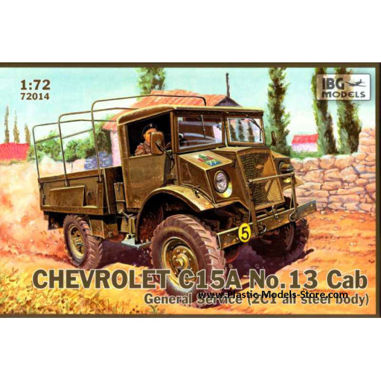 Chevrolet C15A No13 Cab General Service Truck 1/72 IBG Models 72014