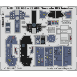 Photoetched set 1/48 Tornado IDS interior (self adhesive), for Revell kit 1/48 EDUARD 49686