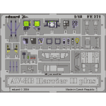 Photoetched set 1/48 AV-8B Harrier II Plus, for Hasegawa kit 1/72 EDUARD FE271