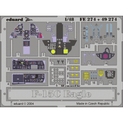 Photoetched set 1/48 F-15C Eagle, for Hasegawa kit 1/48 EDUARD FE274