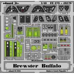 Photoetched set 1/48 Brewster Buffalo, for Tamiya kit 1/48 EDUARD FE279