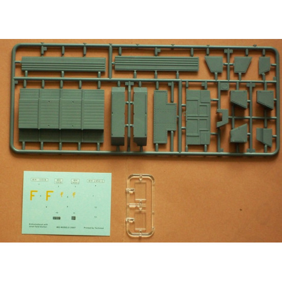IBG 35007 Einheitsdiesel With Small Field Kitchen Hf.14 Plastic Model Kit 1/35 for sale online 