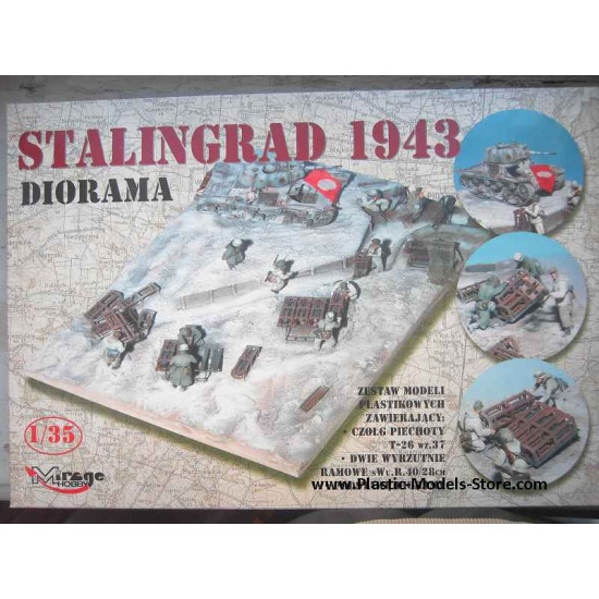 Diorama Stalingrad Russia 1943 WWII 1/35 Mirage 35104