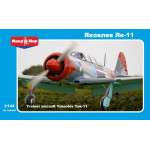 Yakovlev Yak-11 Soviet training aircraft 1/144 MICRO-MIR 144-004
