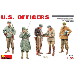 U.S. OFFICERS WWII 1/35 Miniart 35161