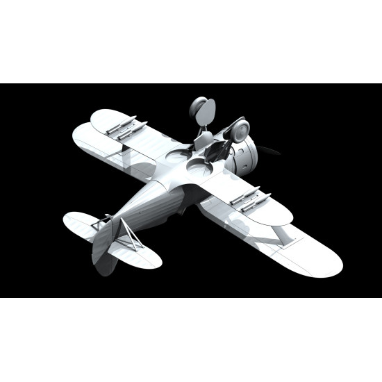 I-153 WWII Soviet biplane fighter 1/72 ICM 72074