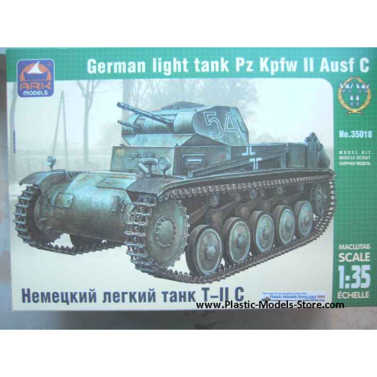 Pz.Kpfw II Ausf.C German light tank WWII 1/35 Ark Models 35018
